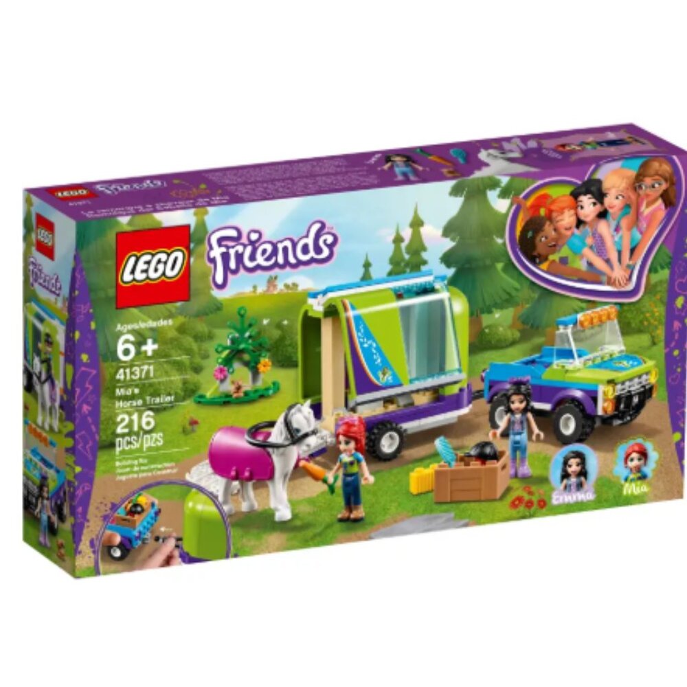 Lego Friends‎ Mia's Horse Trailer Incomplete Set 41371 Horse Mia Emma